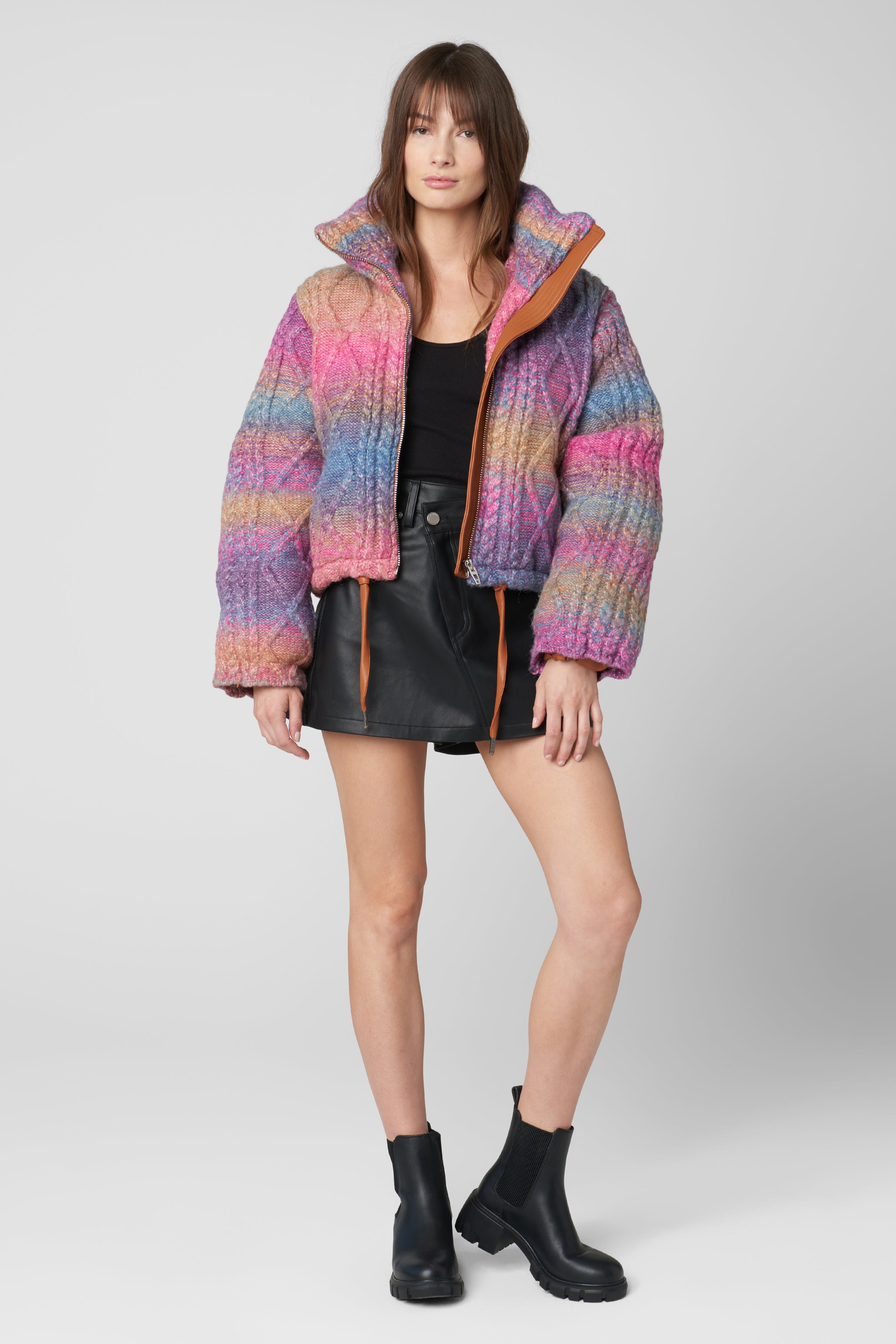 Roll Over Sweater Puffer