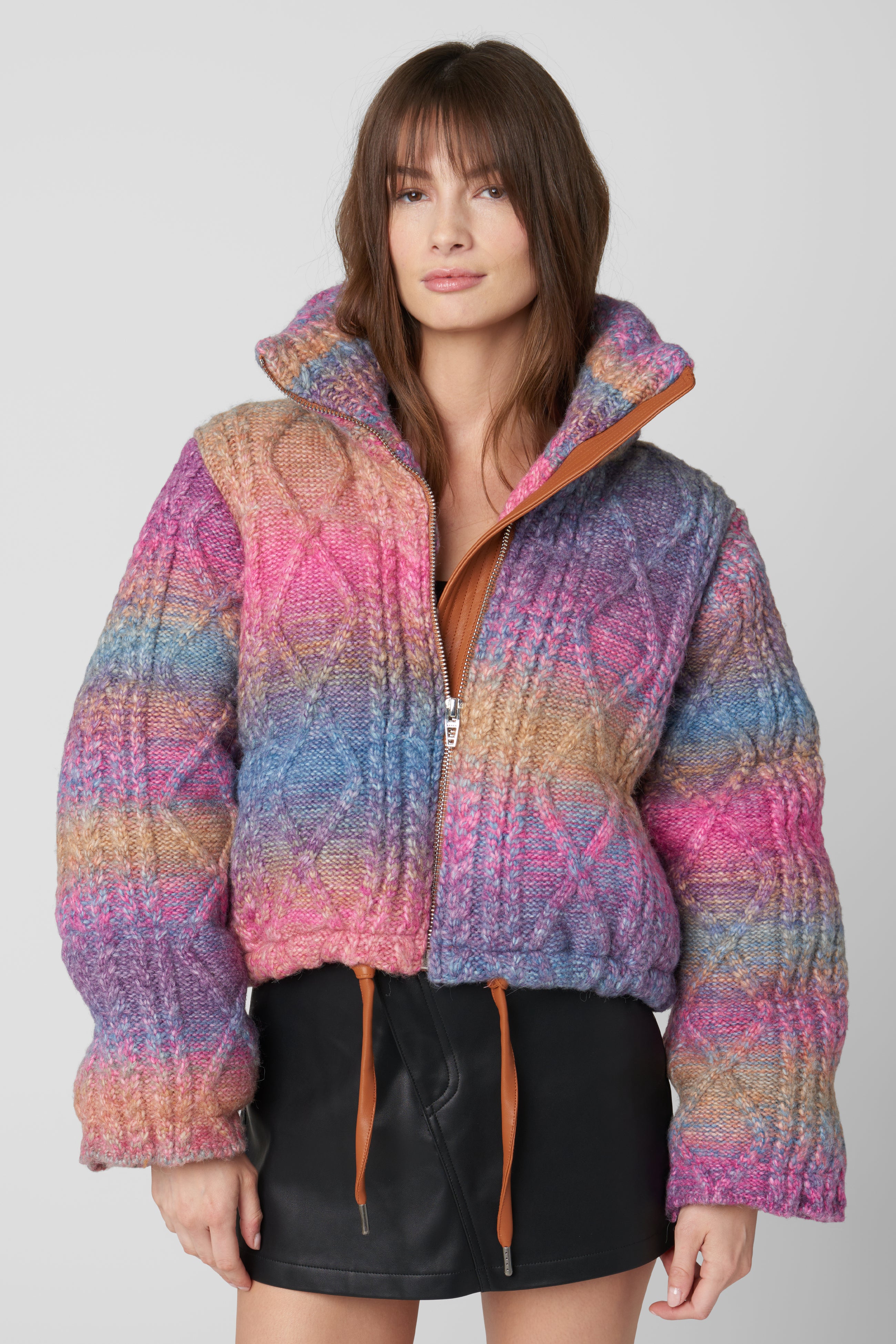 Roll Over Sweater Puffer