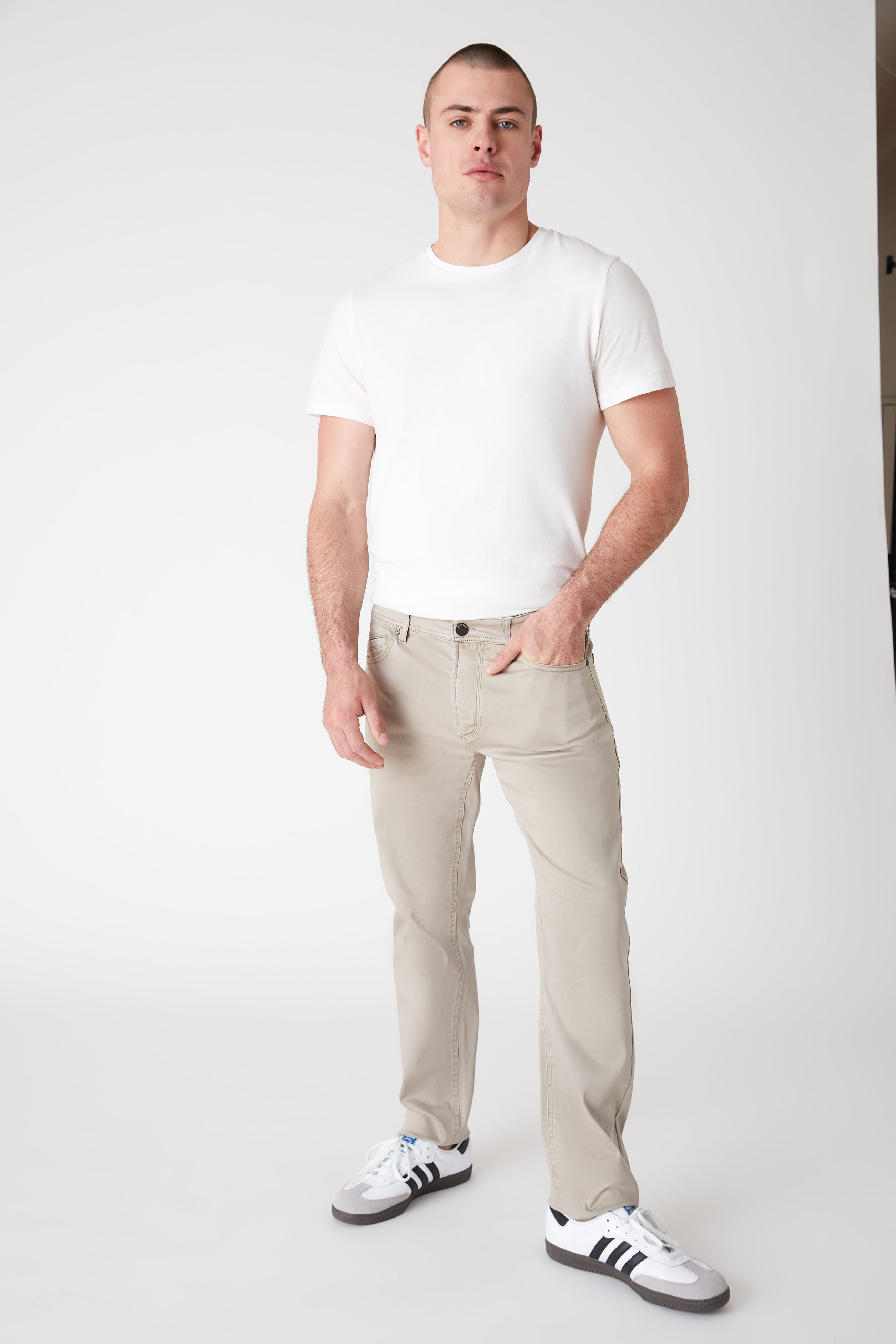 Wooster In Stone Grey Jean