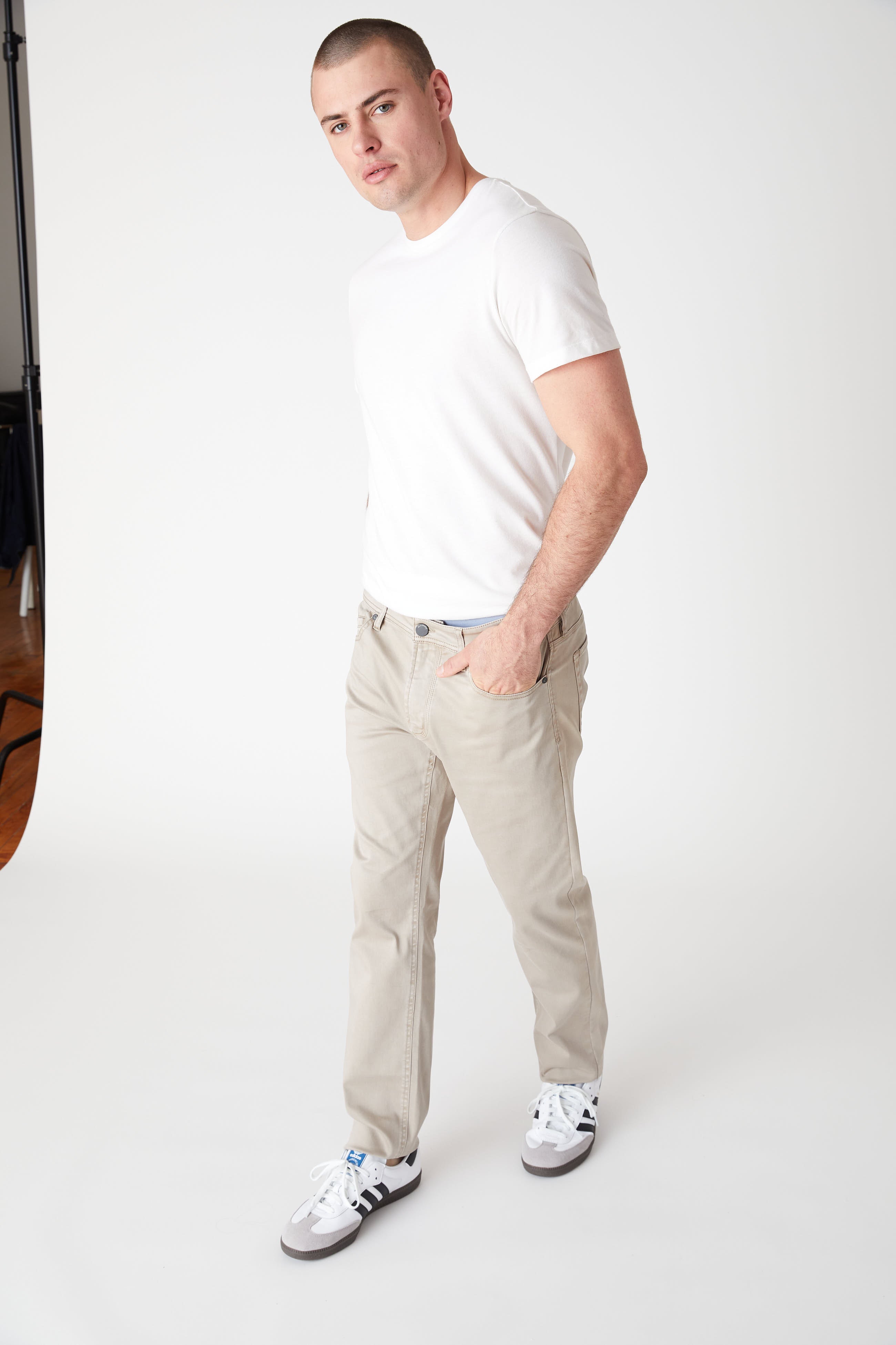 Wooster In Stone Grey Jean