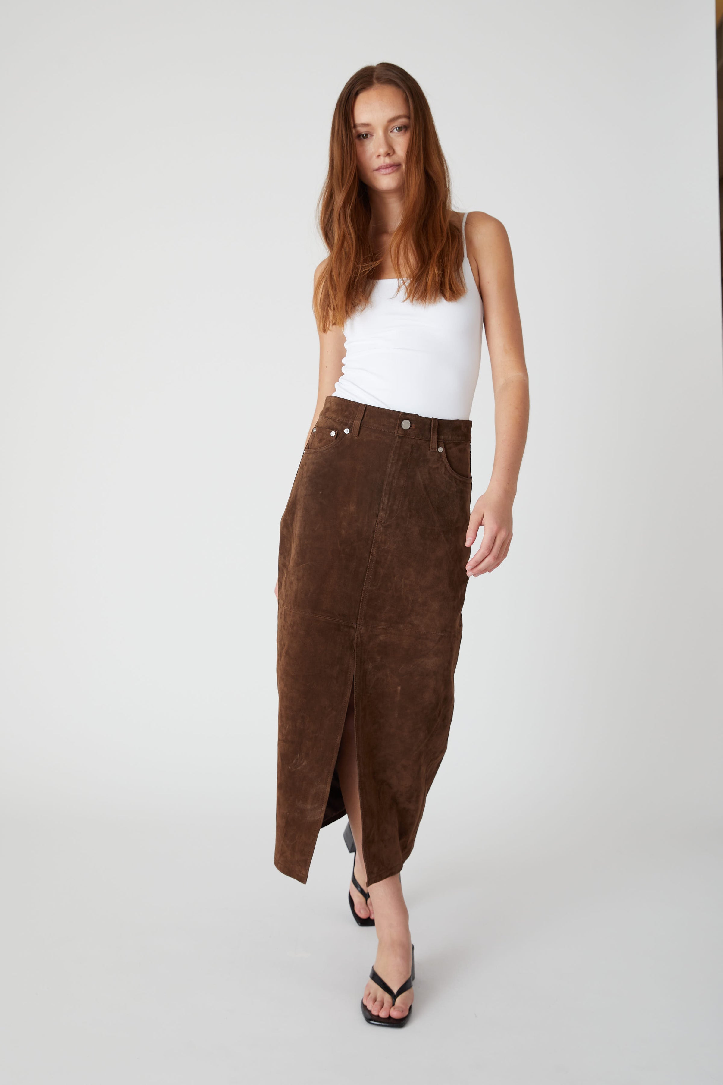Bcabbie Skirt Coffee